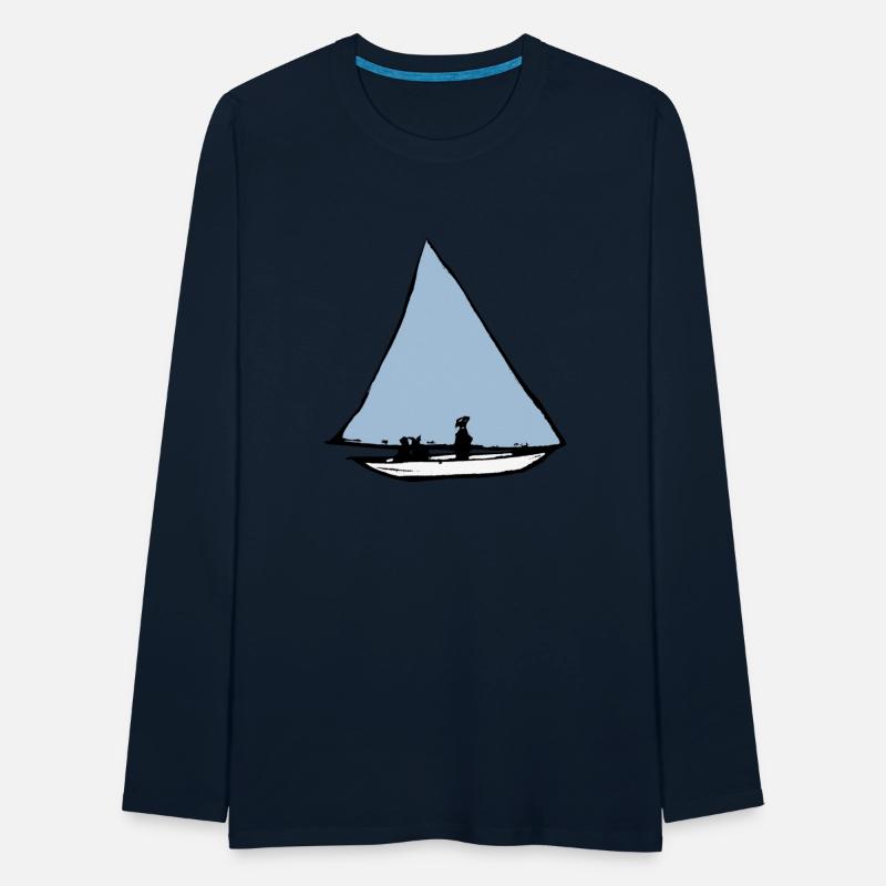 Blue Sailing boat