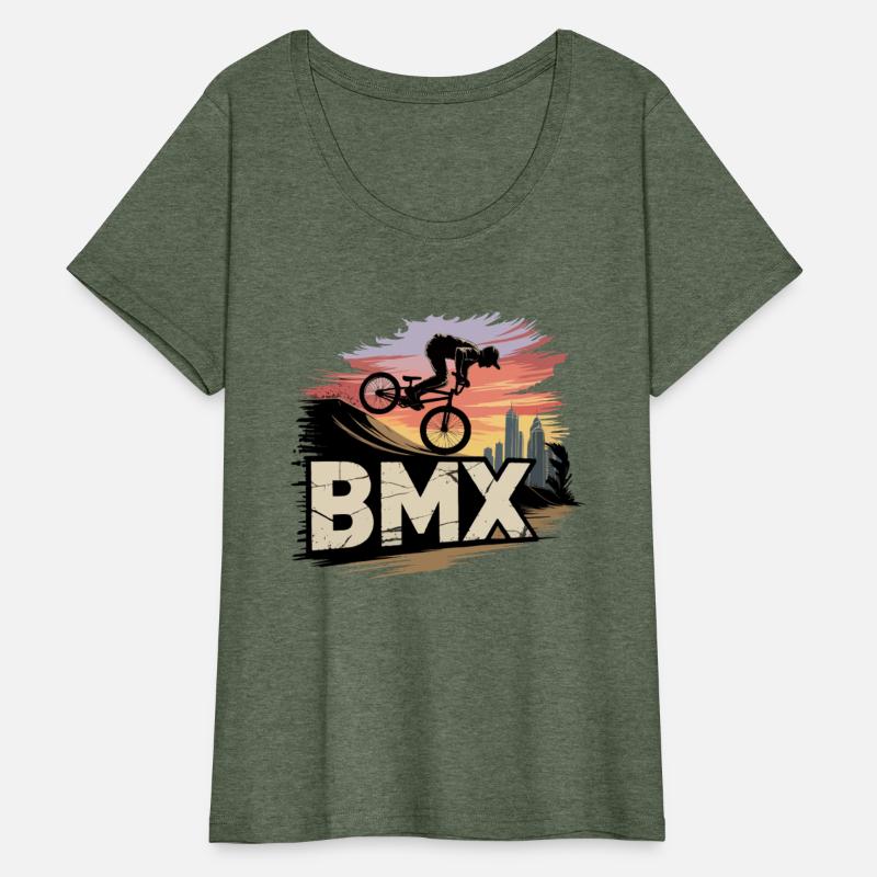 BMX Bike Stunt at Sunset – Cyclist in Halfpipe