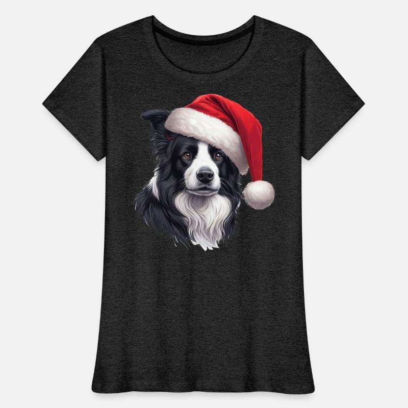 Border Collie Santa Claus