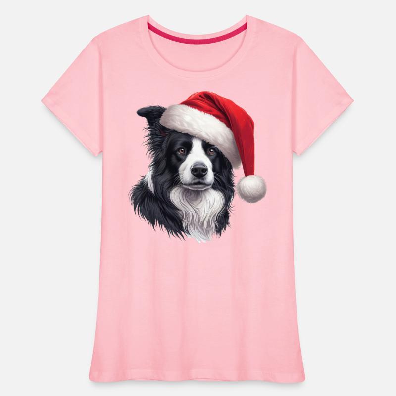 Border Collie Santa Claus