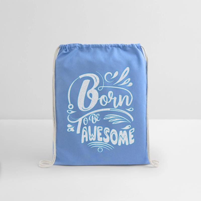 Born to Be Awesome Hand Lettered Design