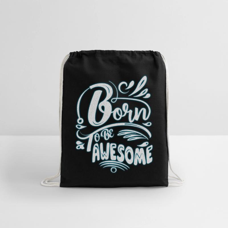 Born to Be Awesome Hand Lettered Design