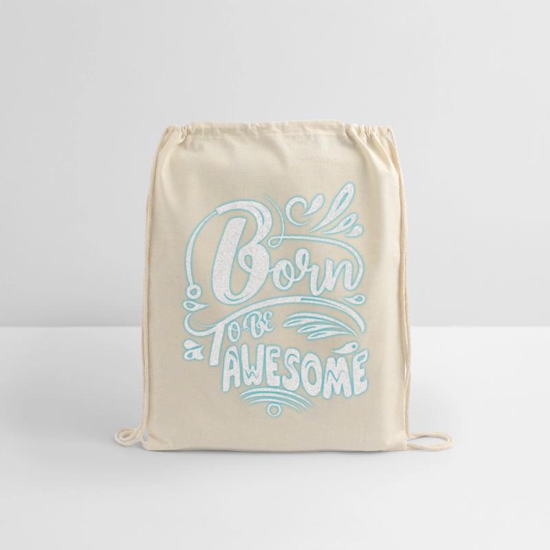 Born to Be Awesome Hand Lettered Design