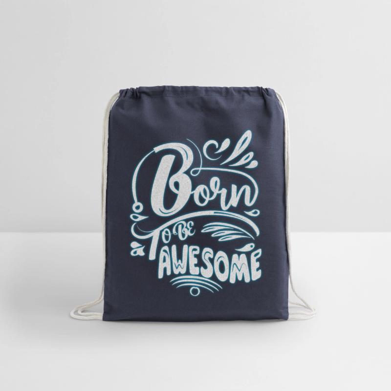 Born to Be Awesome Hand Lettered Design