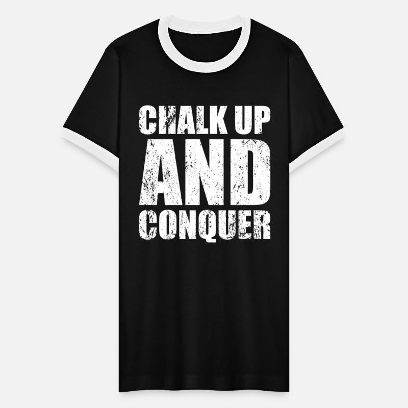 Boulderer Chalk Up Conquer Bouldering