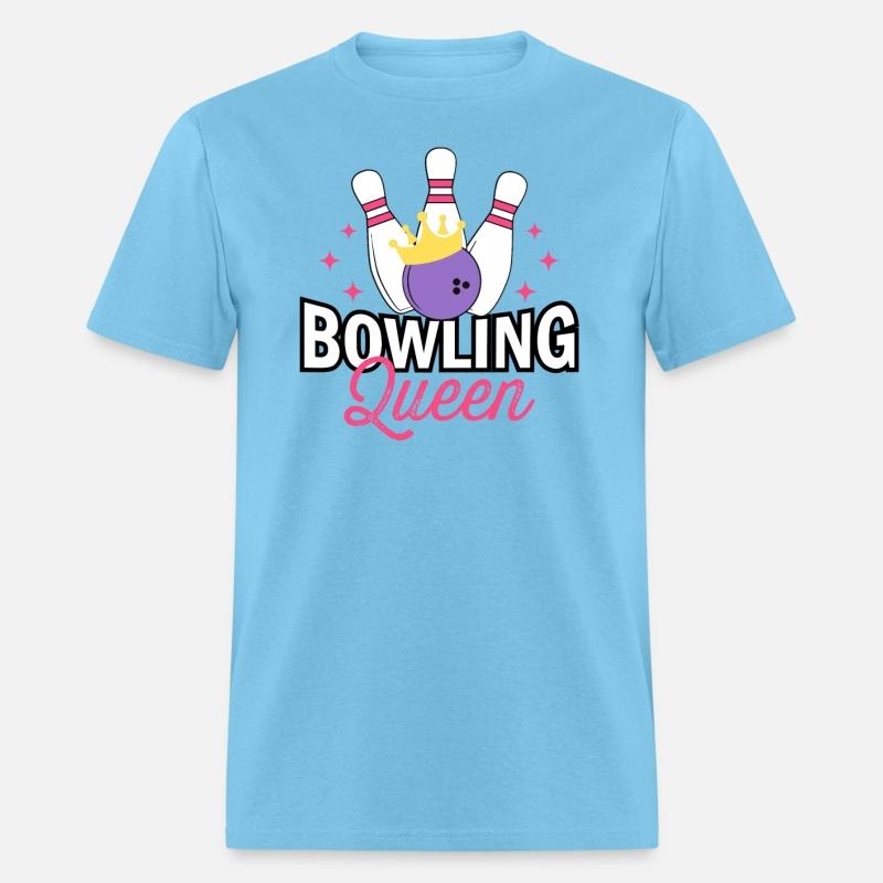 Bowling Queen Cute Birthday Bowler Team Girls Kids