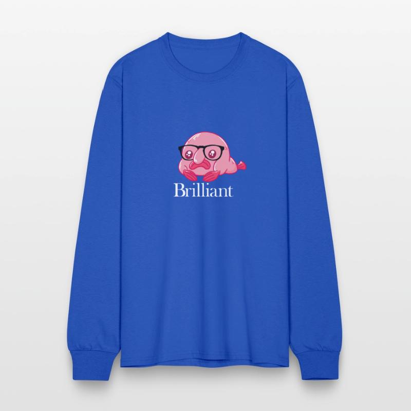 Brilliant Blobfish Nerd Geek Smart Blobfish