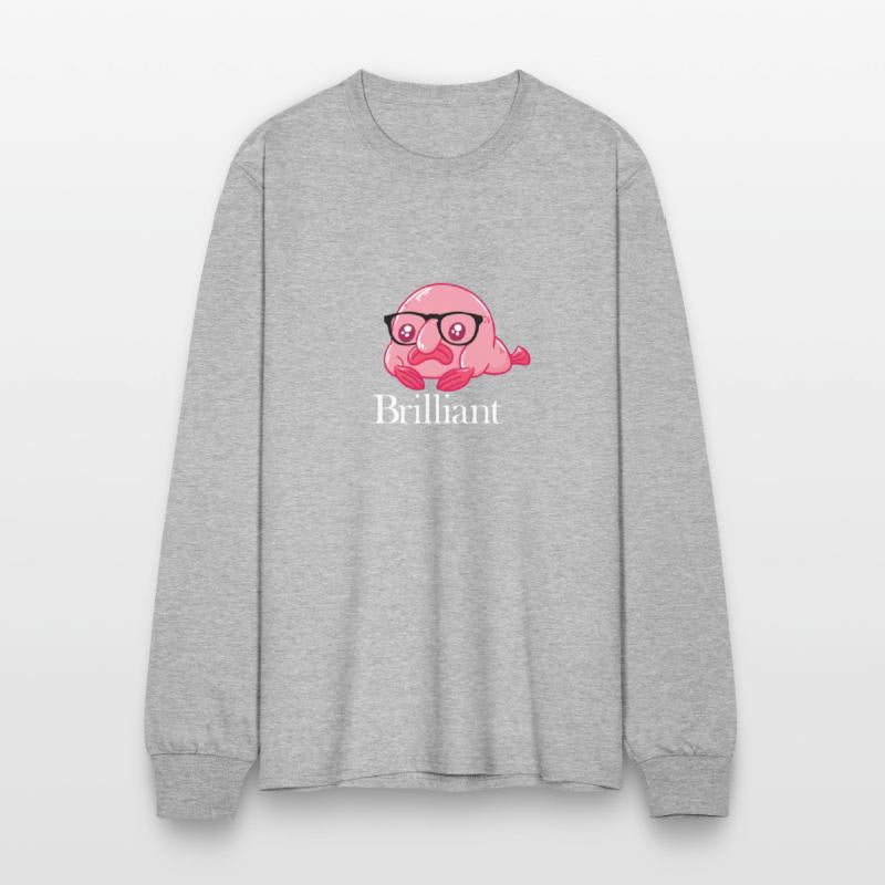 Brilliant Blobfish Nerd Geek Smart Blobfish