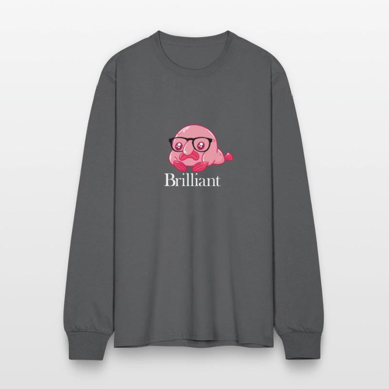 Brilliant Blobfish Nerd Geek Smart Blobfish