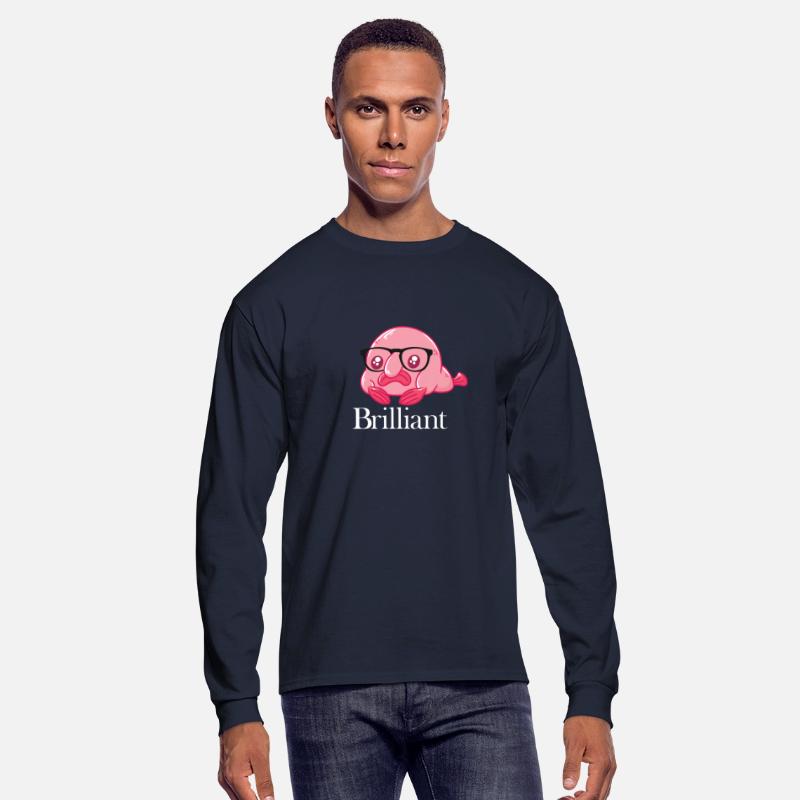 Brilliant Blobfish Nerd Geek Smart Blobfish