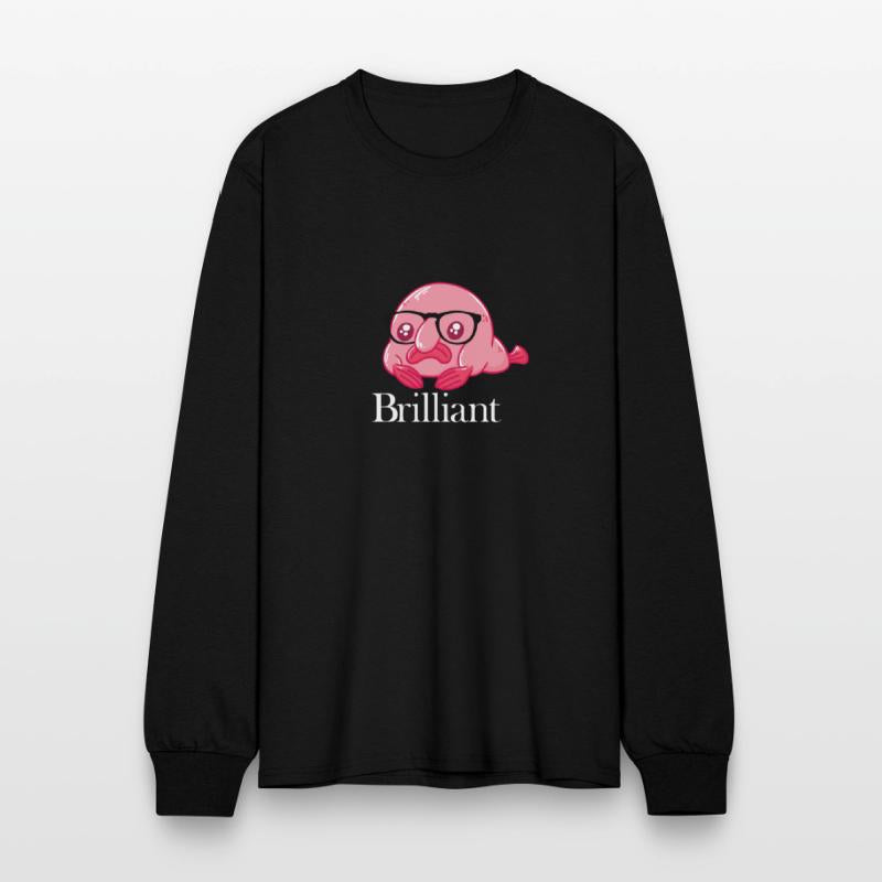 Brilliant Blobfish Nerd Geek Smart Blobfish