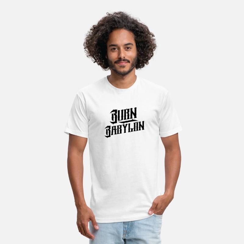 Burn Babylon Typography Reggae