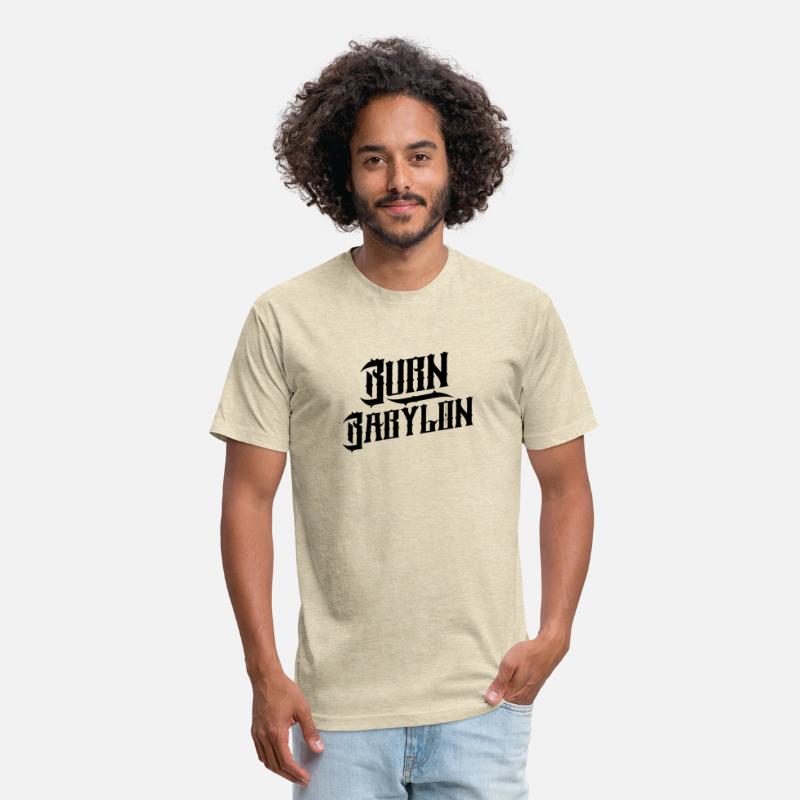 Burn Babylon Typography Reggae