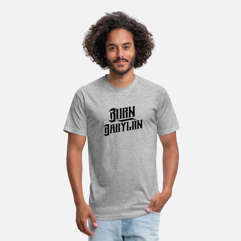 Burn Babylon Typography Reggae