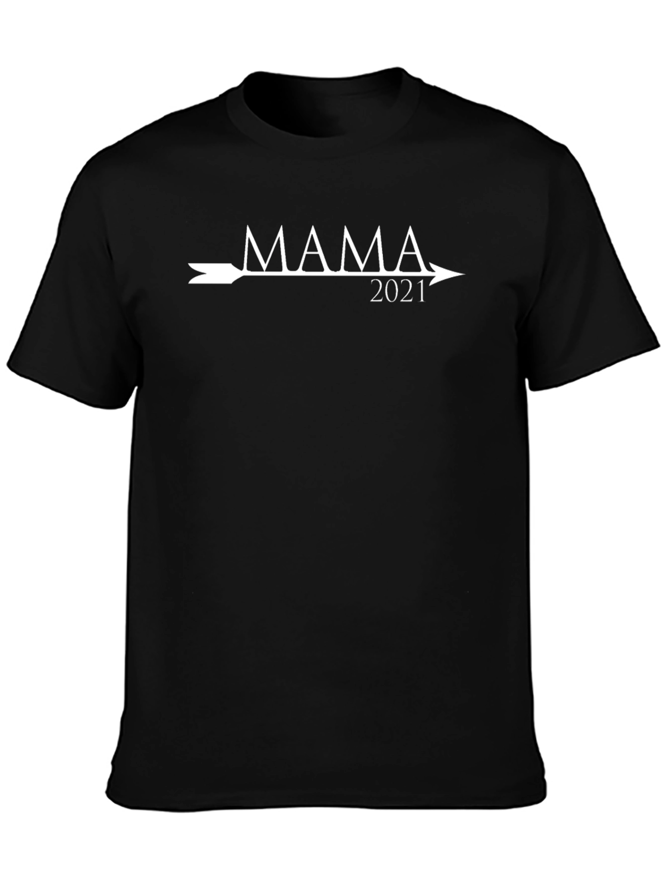 Mama 2021 Arrow Graphic Tee - Black