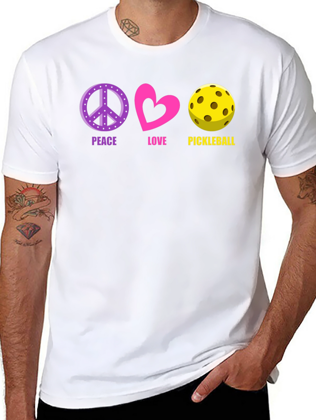 Peace Love Pickleball T-Shirt