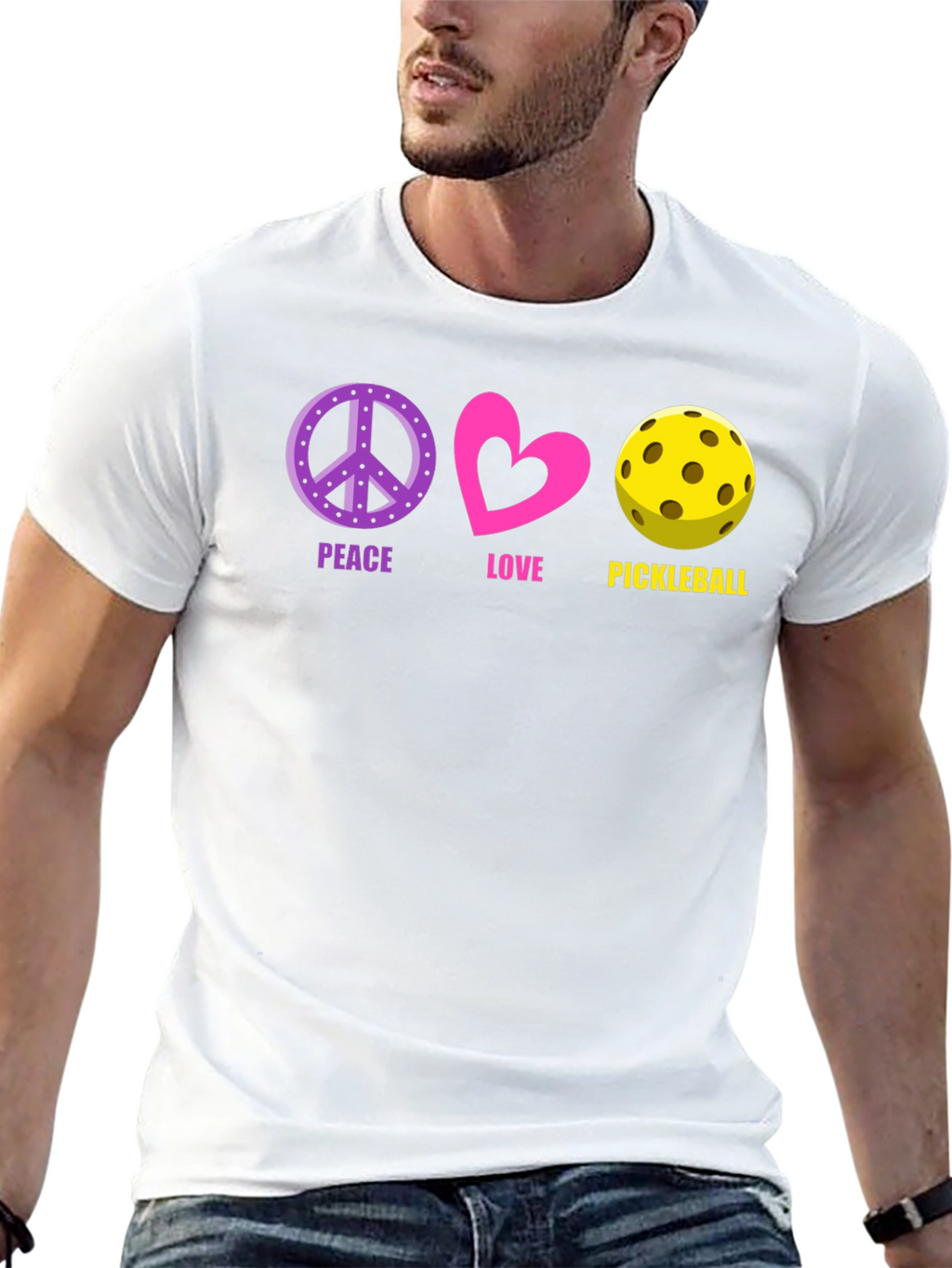 Peace Love Pickleball T-Shirt