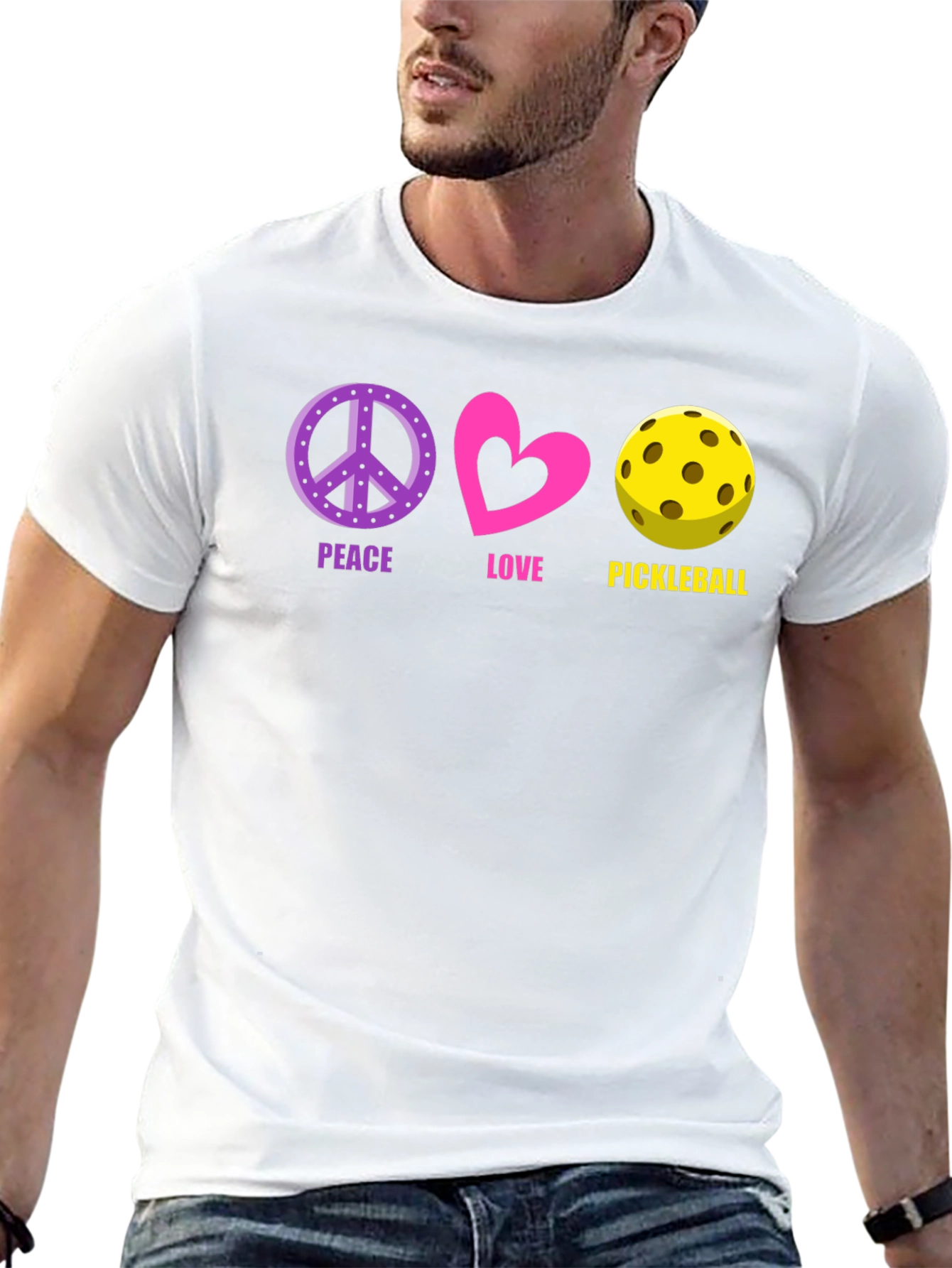 Peace Love Pickleball T-Shirt