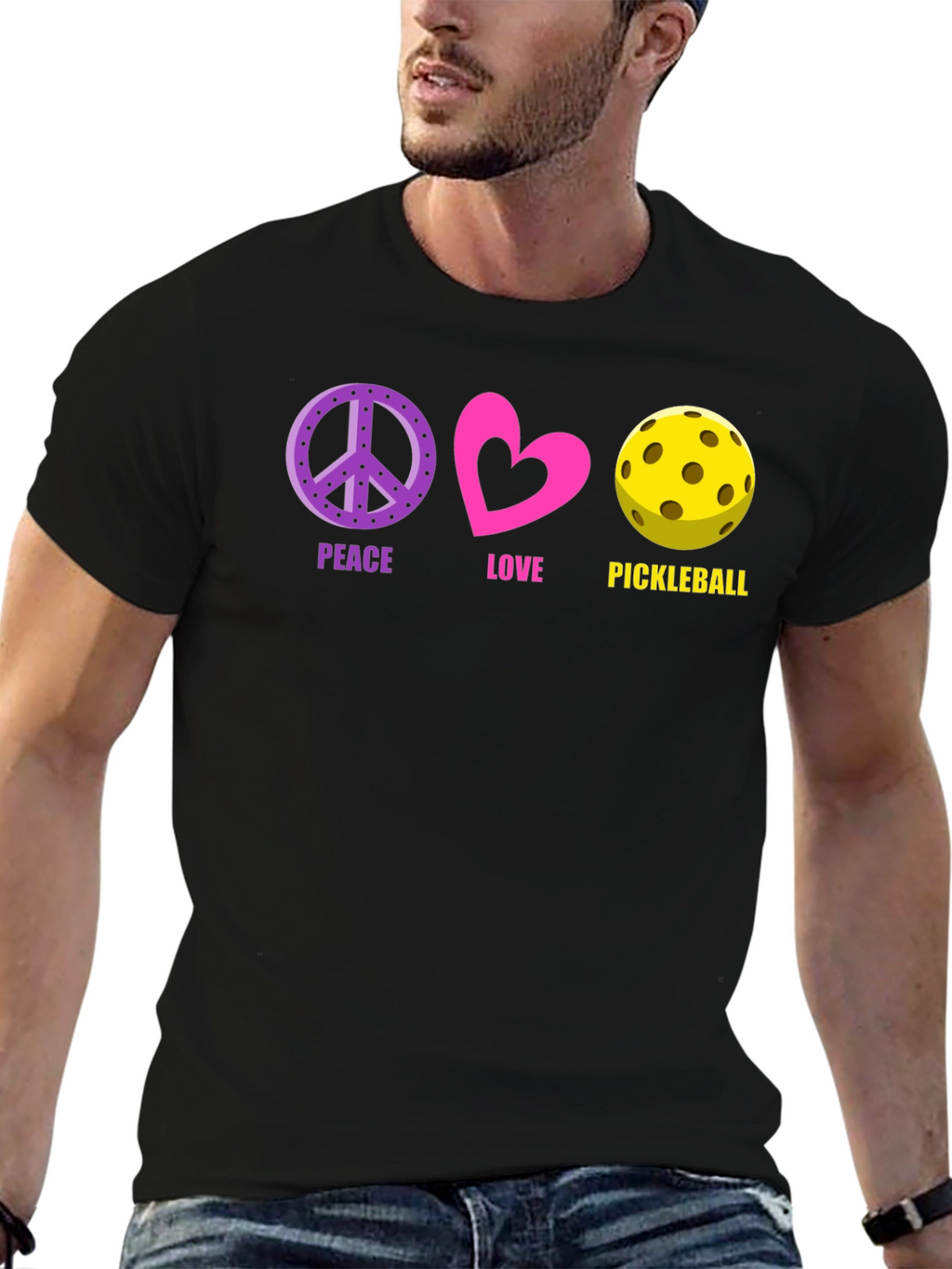 Peace Love Pickleball T-Shirt