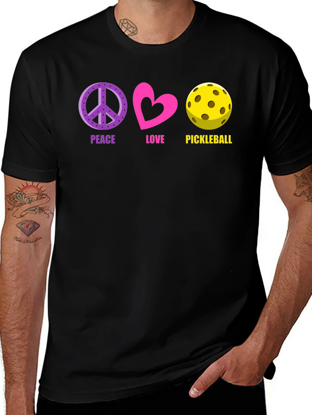 Peace Love Pickleball T-Shirt