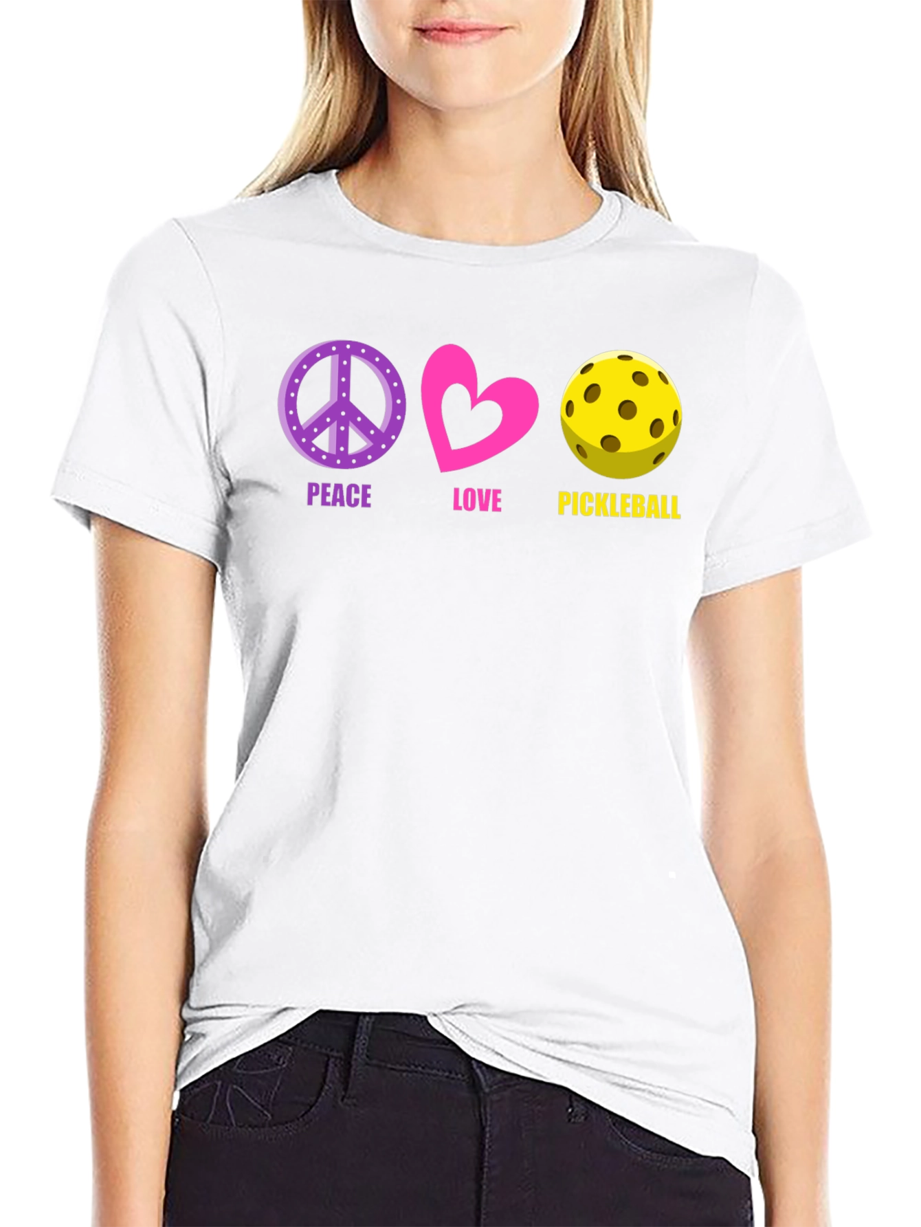 Peace Love Pickleball T-Shirt