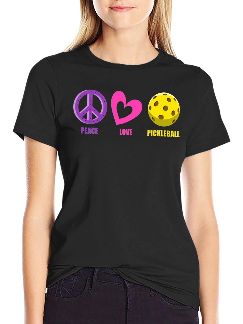 Peace Love Pickleball T-Shirt
