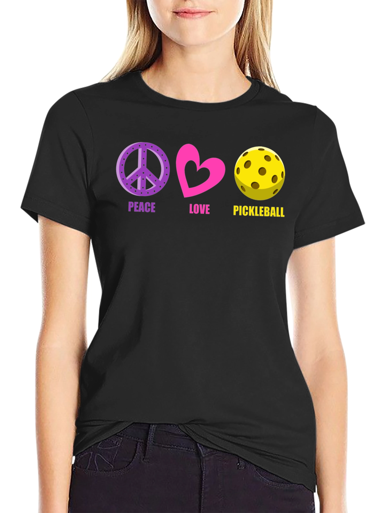 Peace Love Pickleball T-Shirt