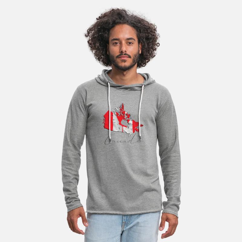 Canada Flag in Canada Map EN