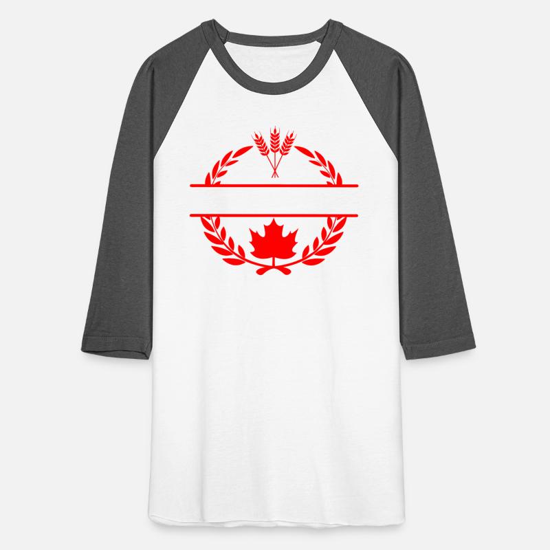 Canada maple leaf grain laurel wreath