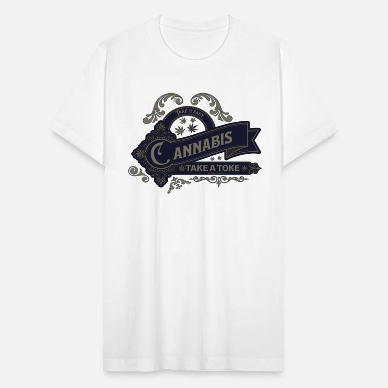 Cannabis Take a Toke - Funny Graphic T Shirt