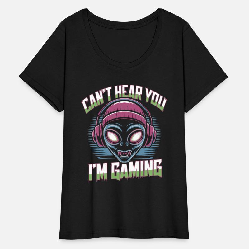 Can't Hear You I'm Gaming – Alien Gamer Design