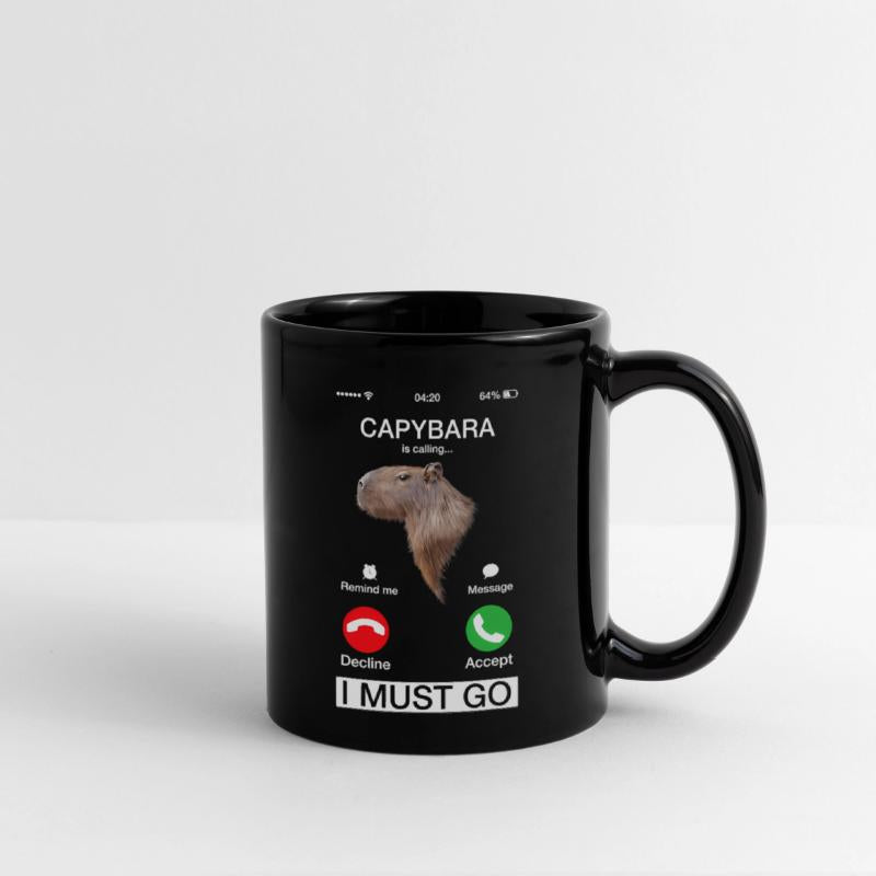 Capybara Is Calling Capibara Rodent Animal Humor