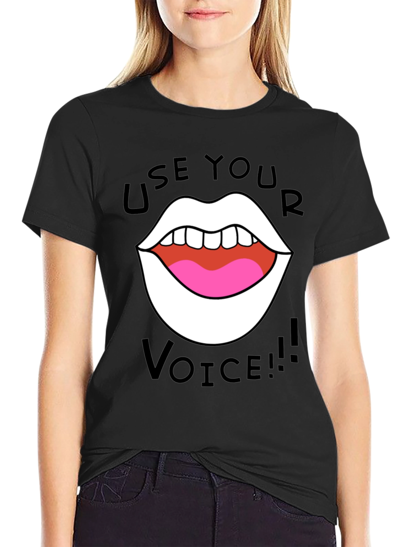 Use Your Voice T-Shirt - Bold Graphic Tee