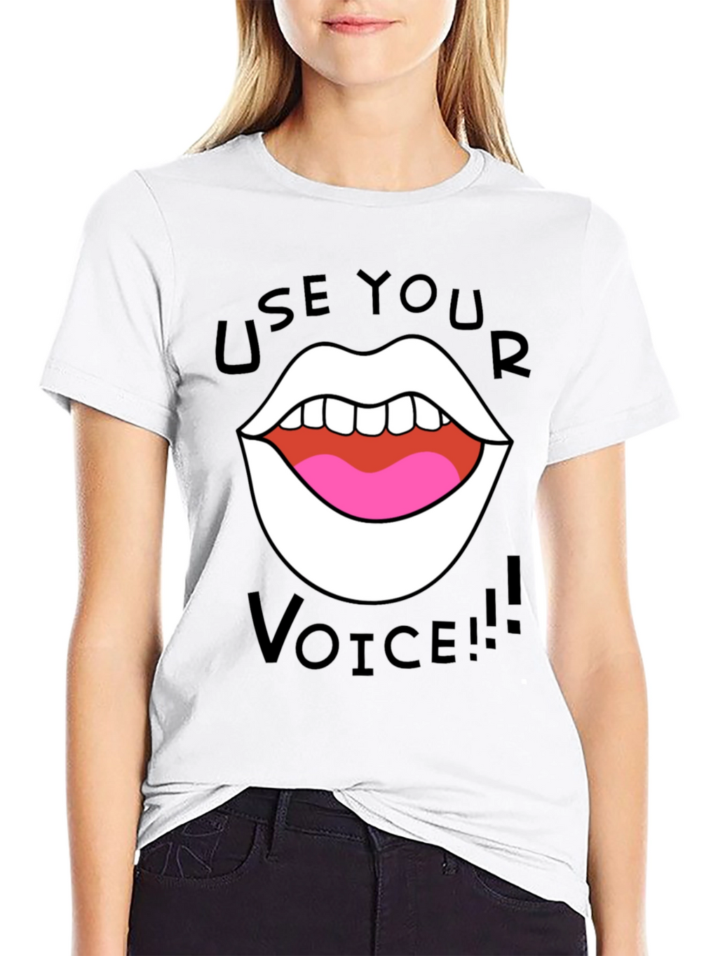 Use Your Voice T-Shirt - Bold Graphic Tee
