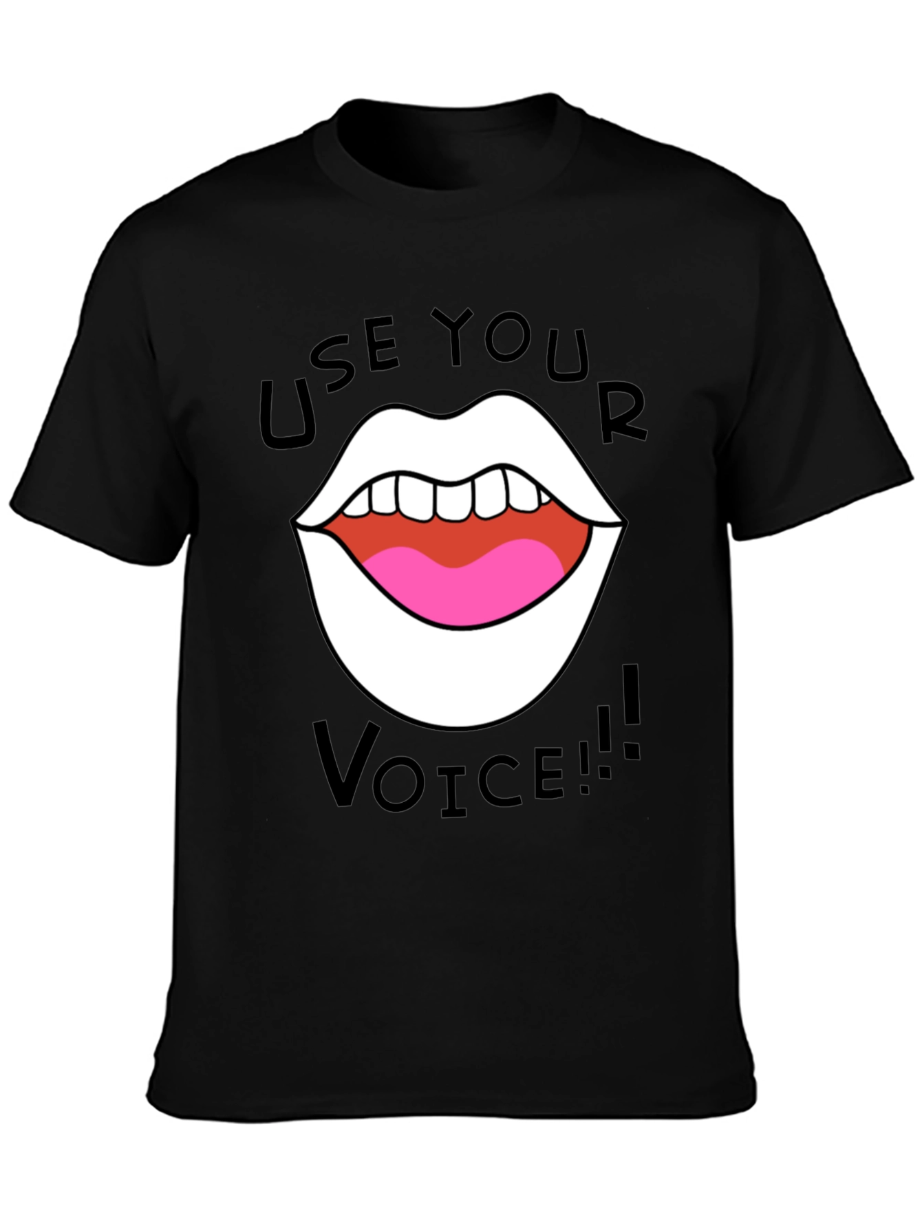 Use Your Voice T-Shirt - Bold Graphic Tee