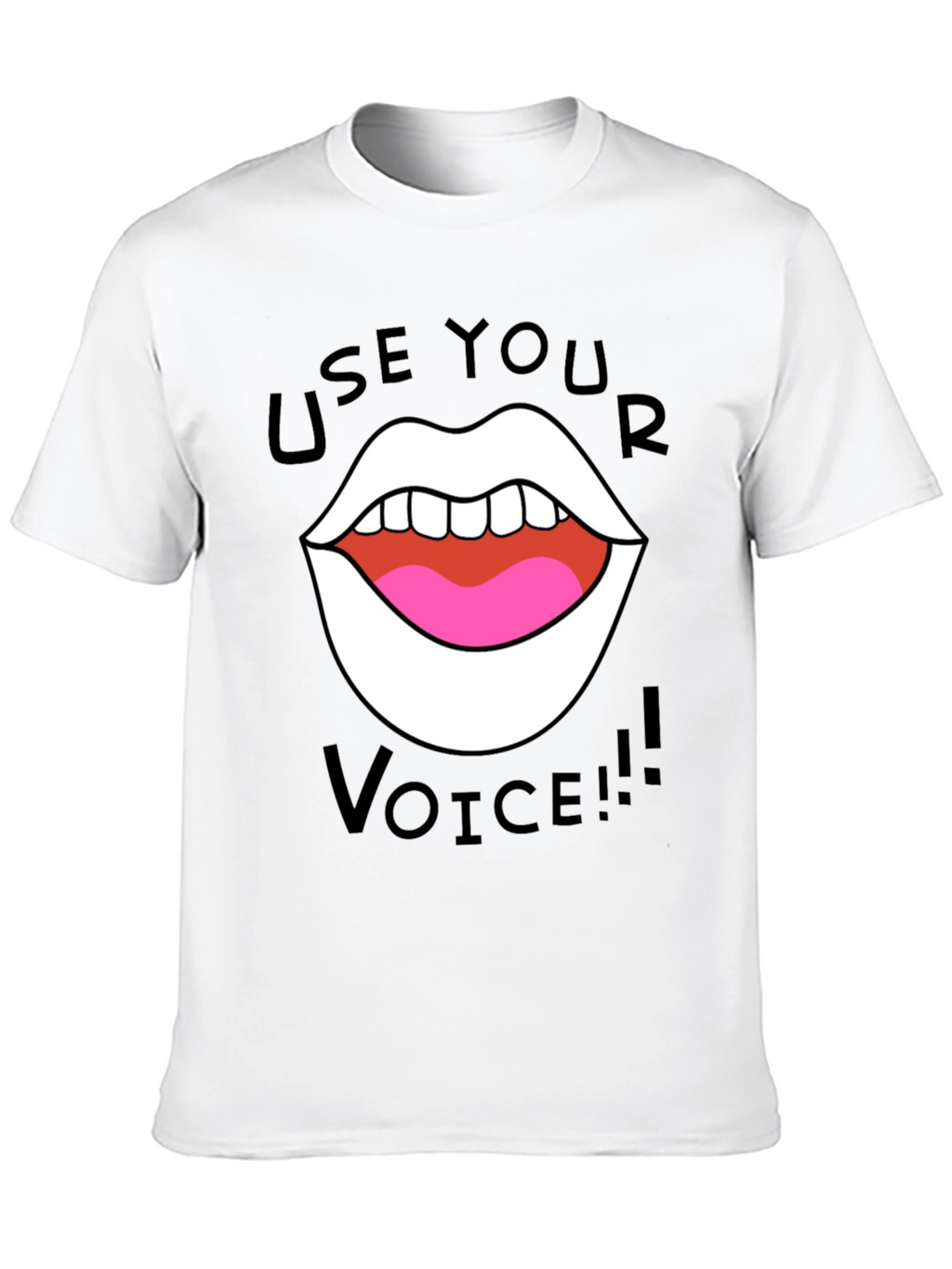 Use Your Voice T-Shirt - Bold Graphic Tee