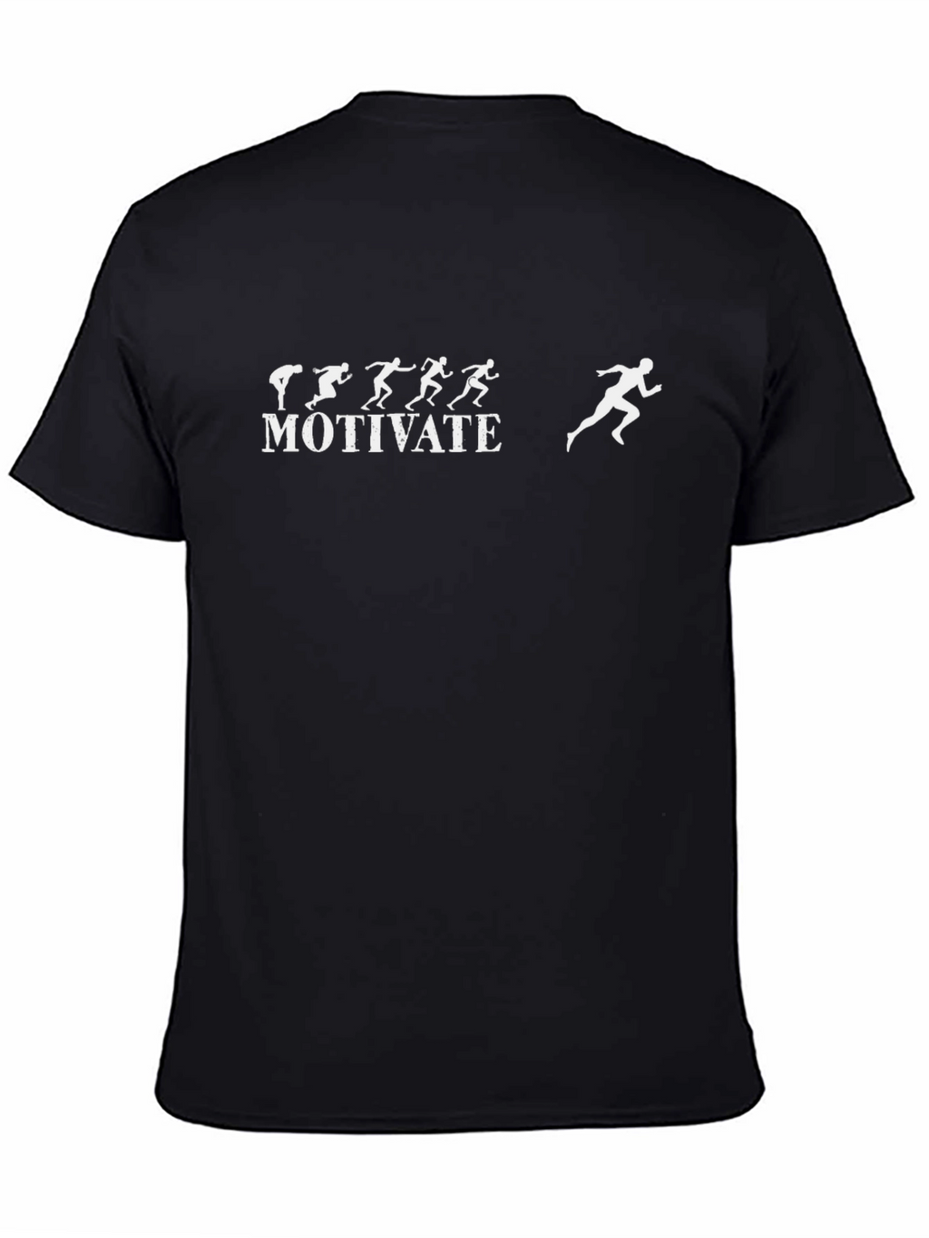Motivate Running Black T-Shirt