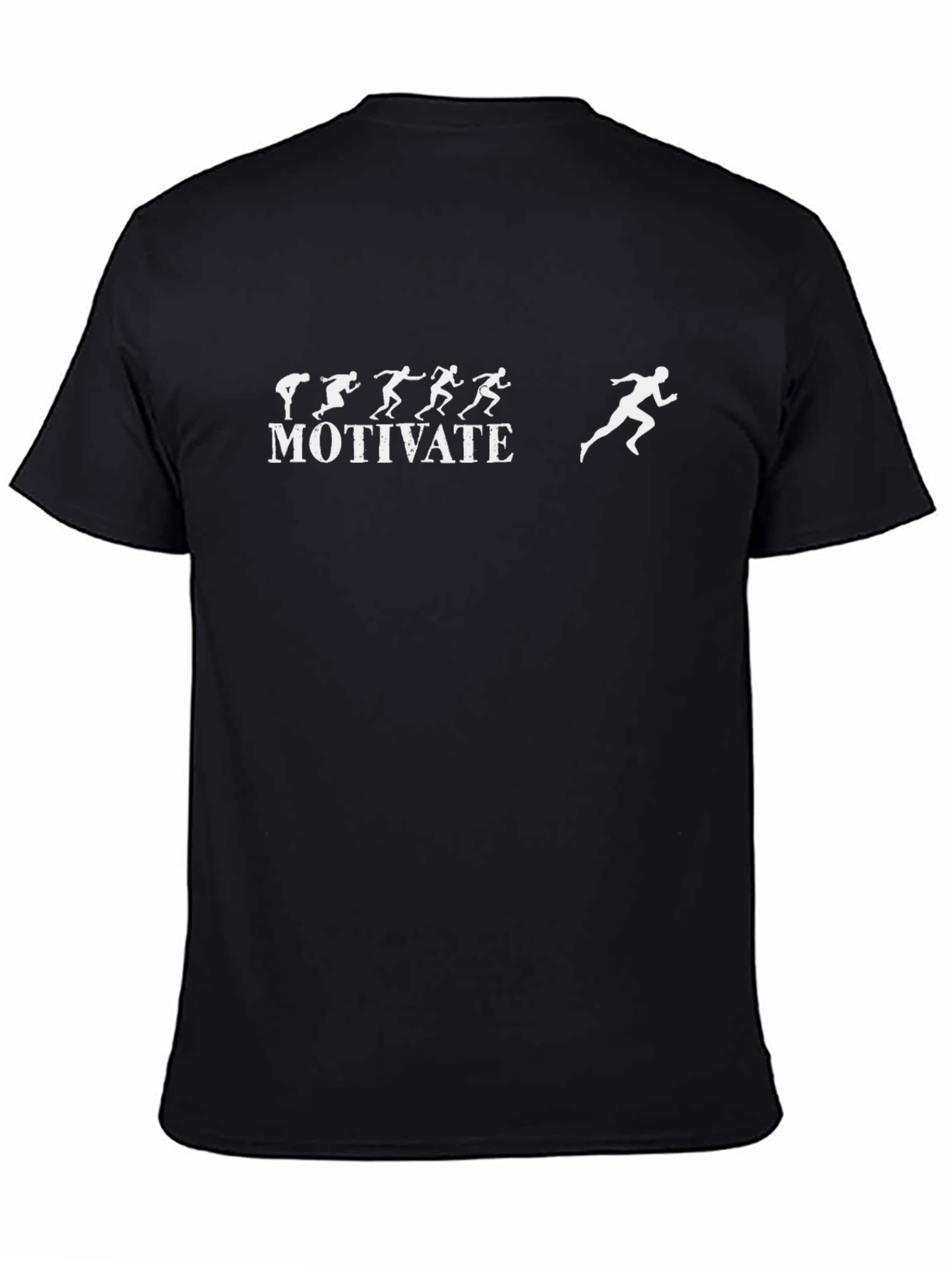 Motivate Running Black T-Shirt
