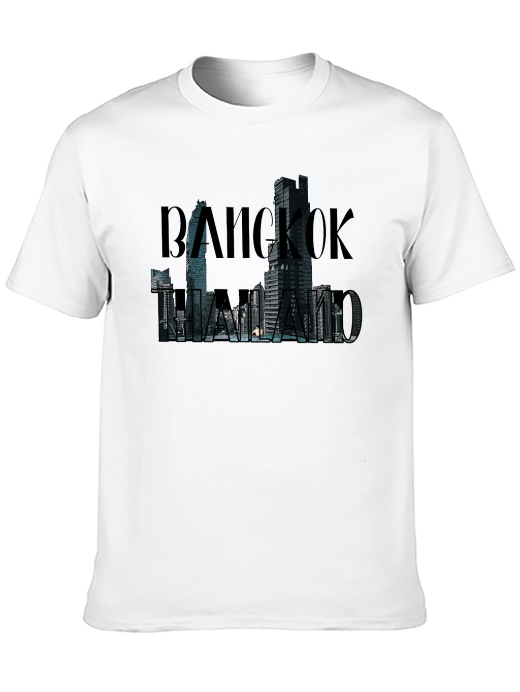 Bangkok Thailand Graphic T-Shirt - Urban Cityscape Design
