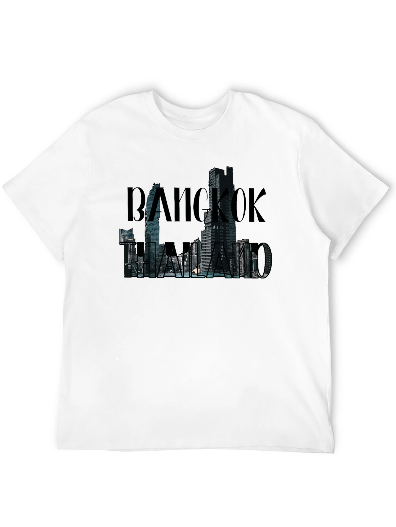Bangkok Thailand Graphic T-Shirt - Urban Cityscape Design