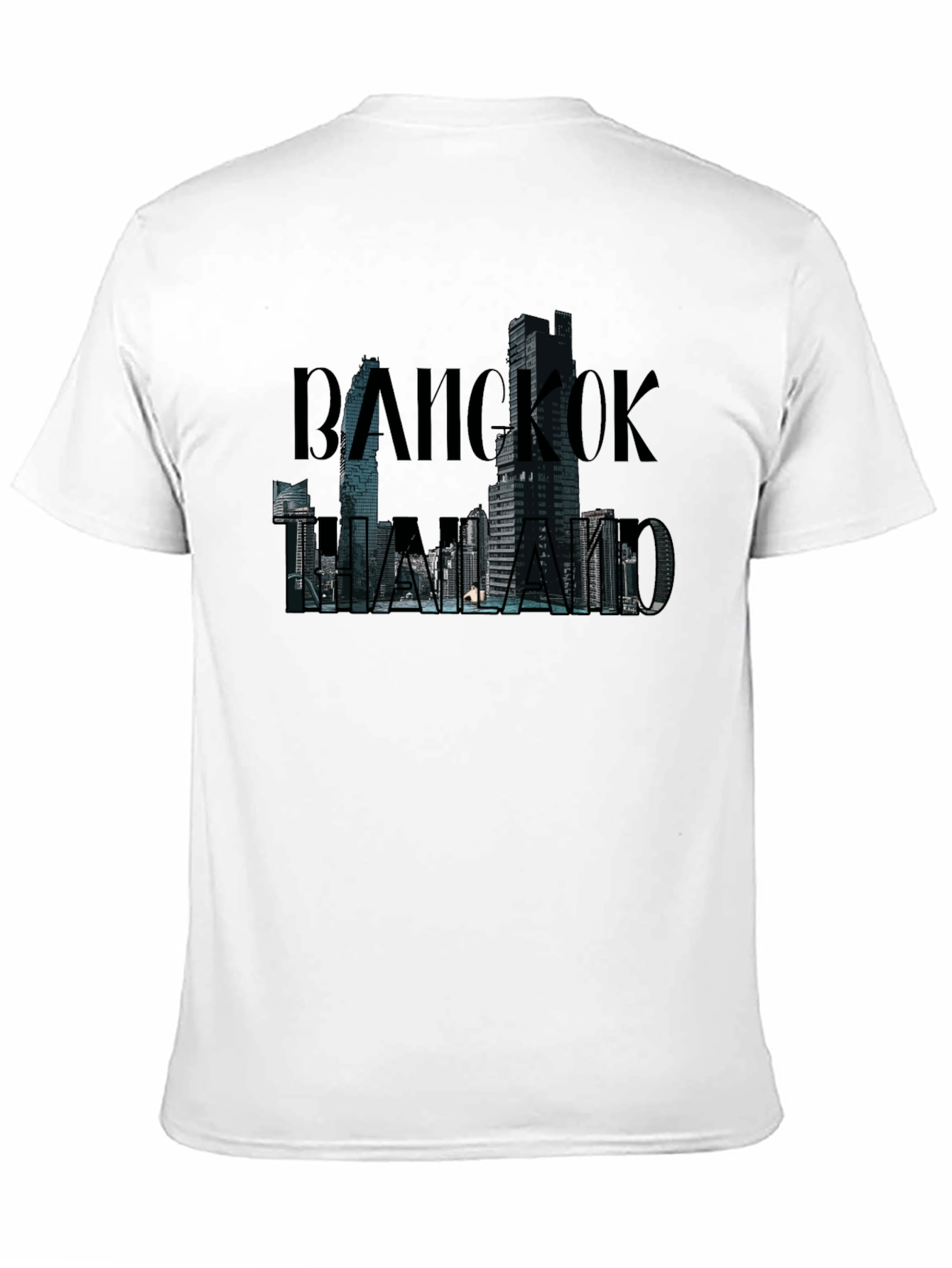 Bangkok Thailand Graphic T-Shirt - Urban Cityscape Design