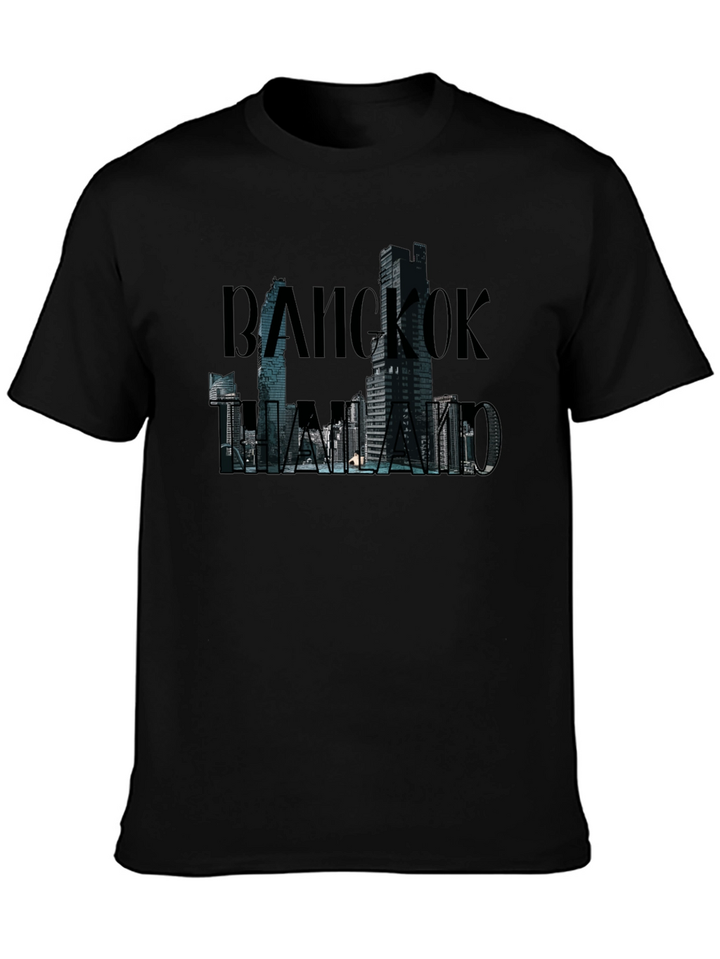 Bangkok Thailand Graphic T-Shirt - Urban Cityscape Design