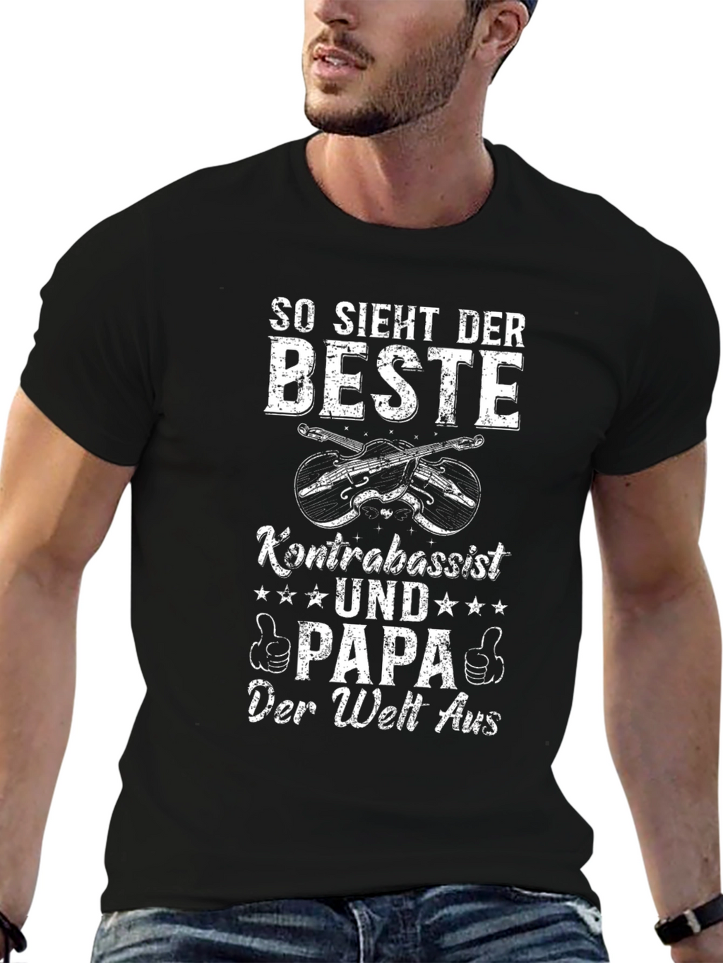 Best Kontrabassist Papa T-Shirt