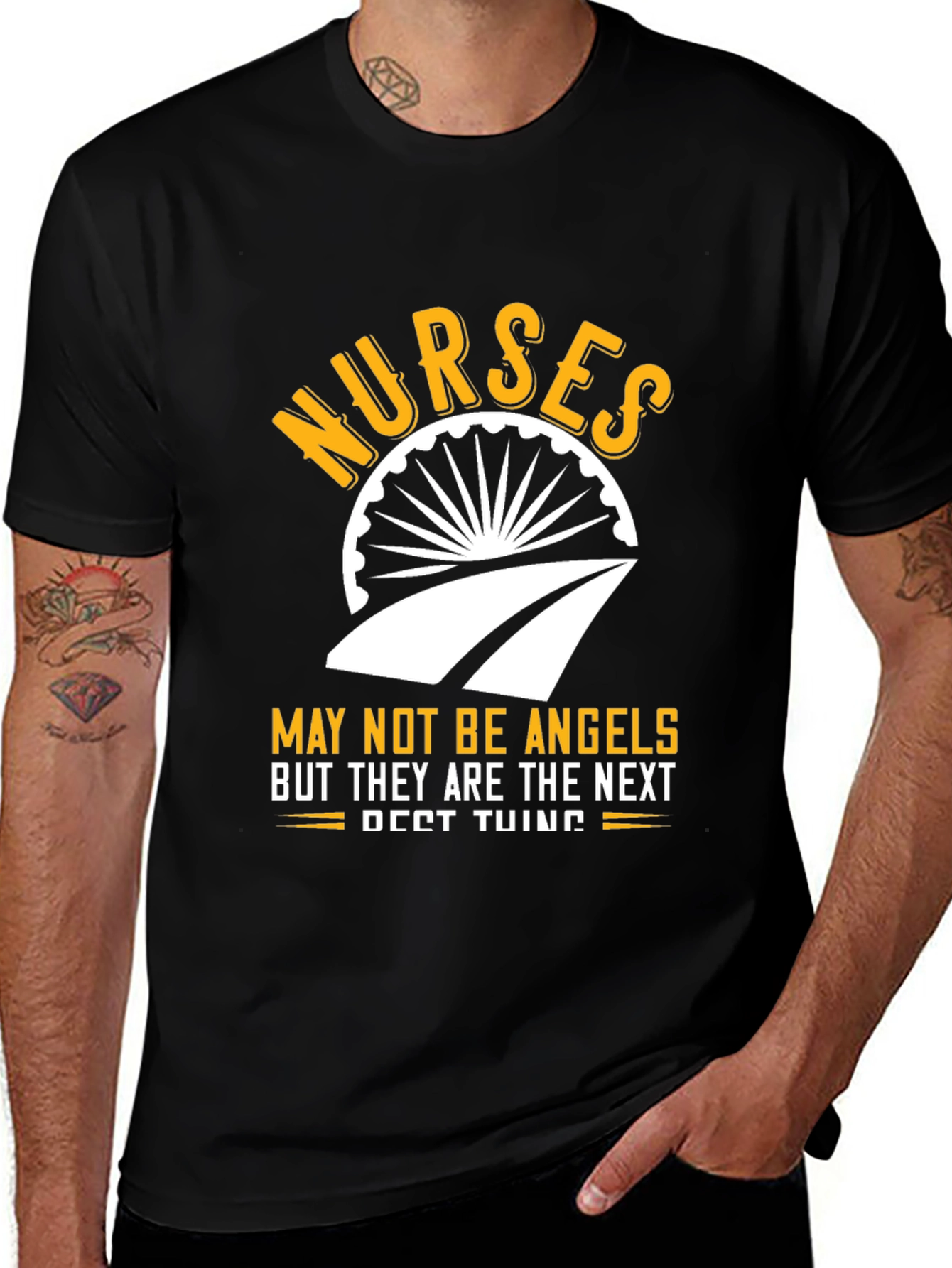 Nurses Angels Graphic Tee - Soft Cotton Comfort