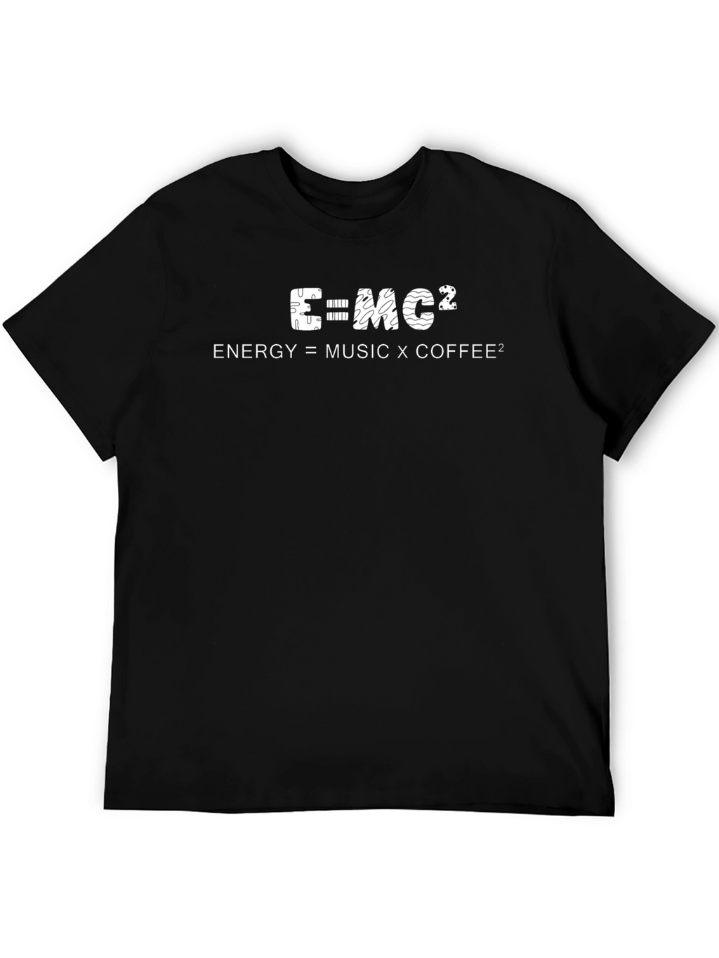 Funny E=MC2 Energy Music Coffee T-Shirt