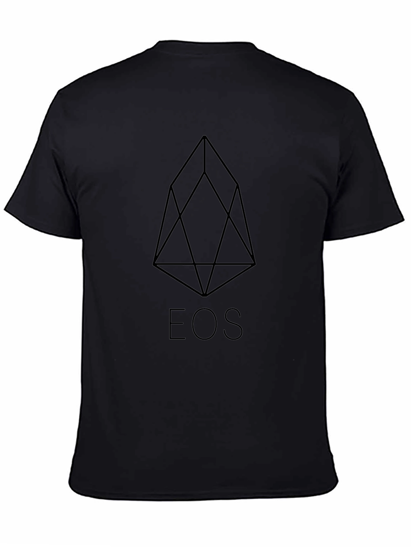 EOS Crypto Logo Black T-Shirt