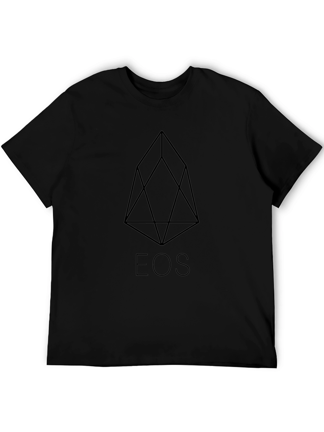 EOS Crypto Logo Black T-Shirt