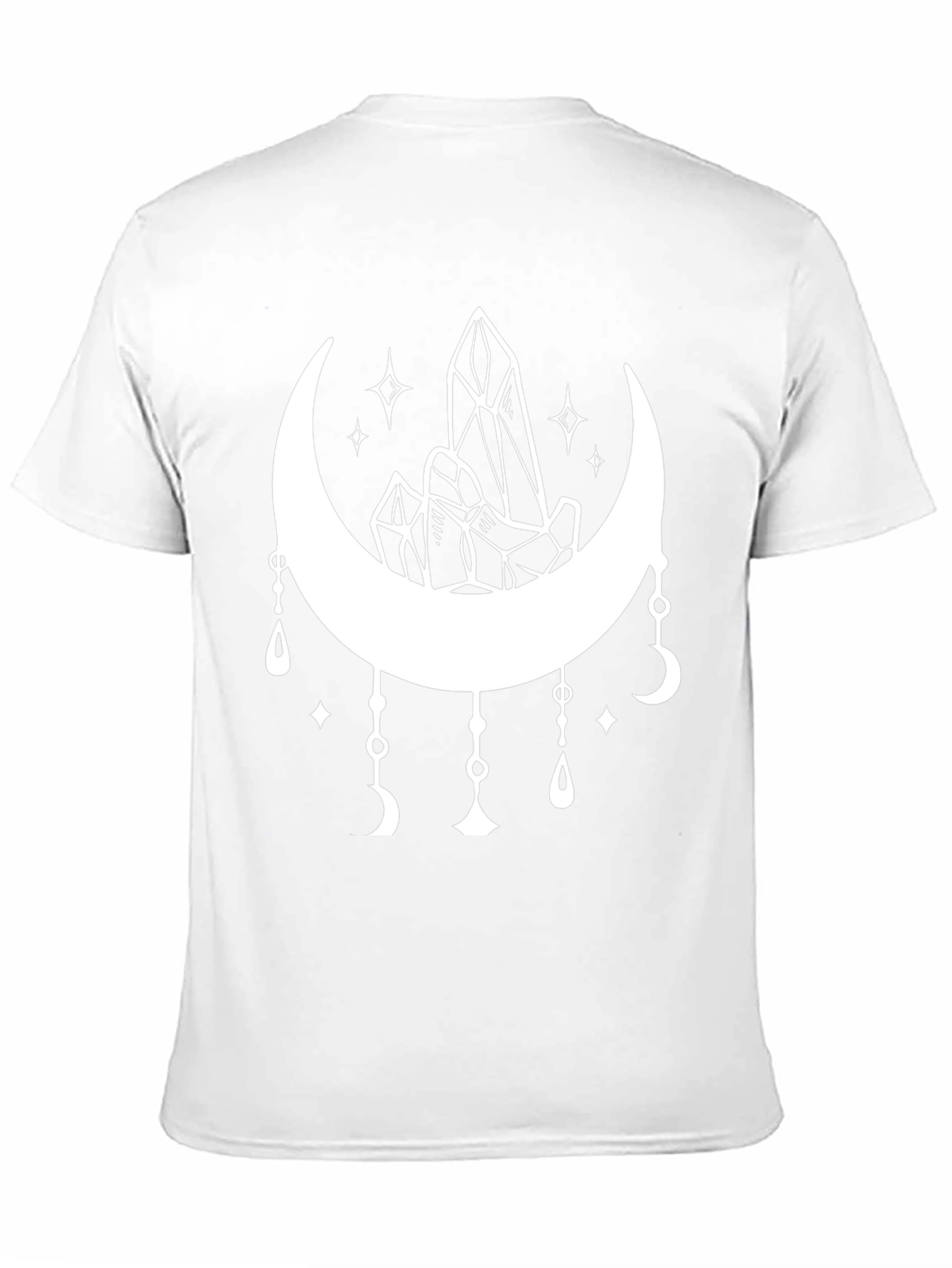 Crystals and Moon Graphic T-Shirt