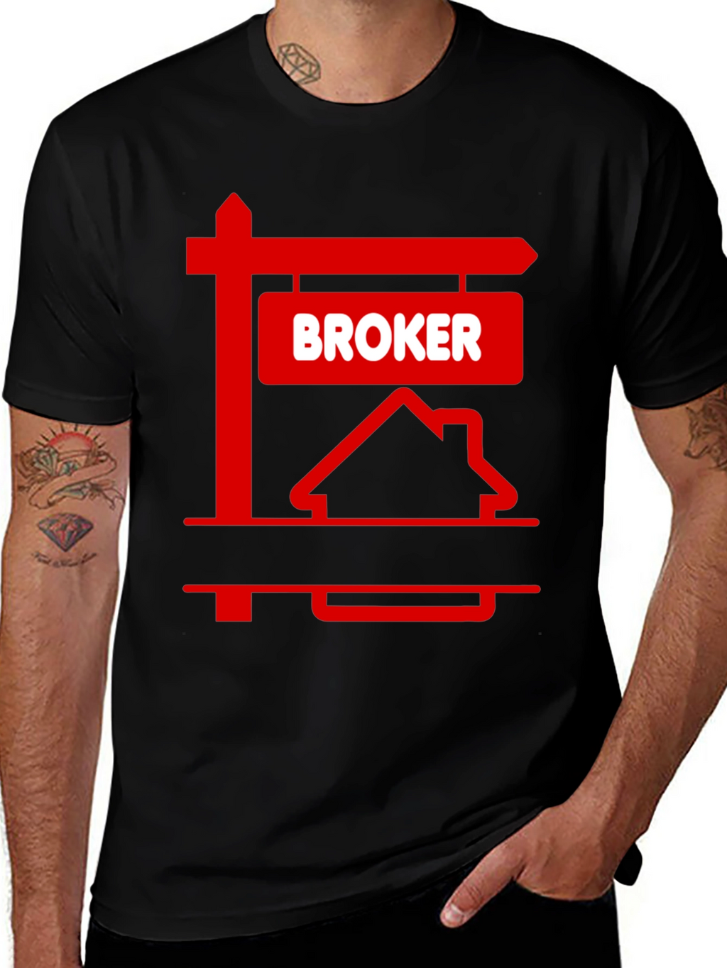 Real Estate Broker Graphic T-Shirt