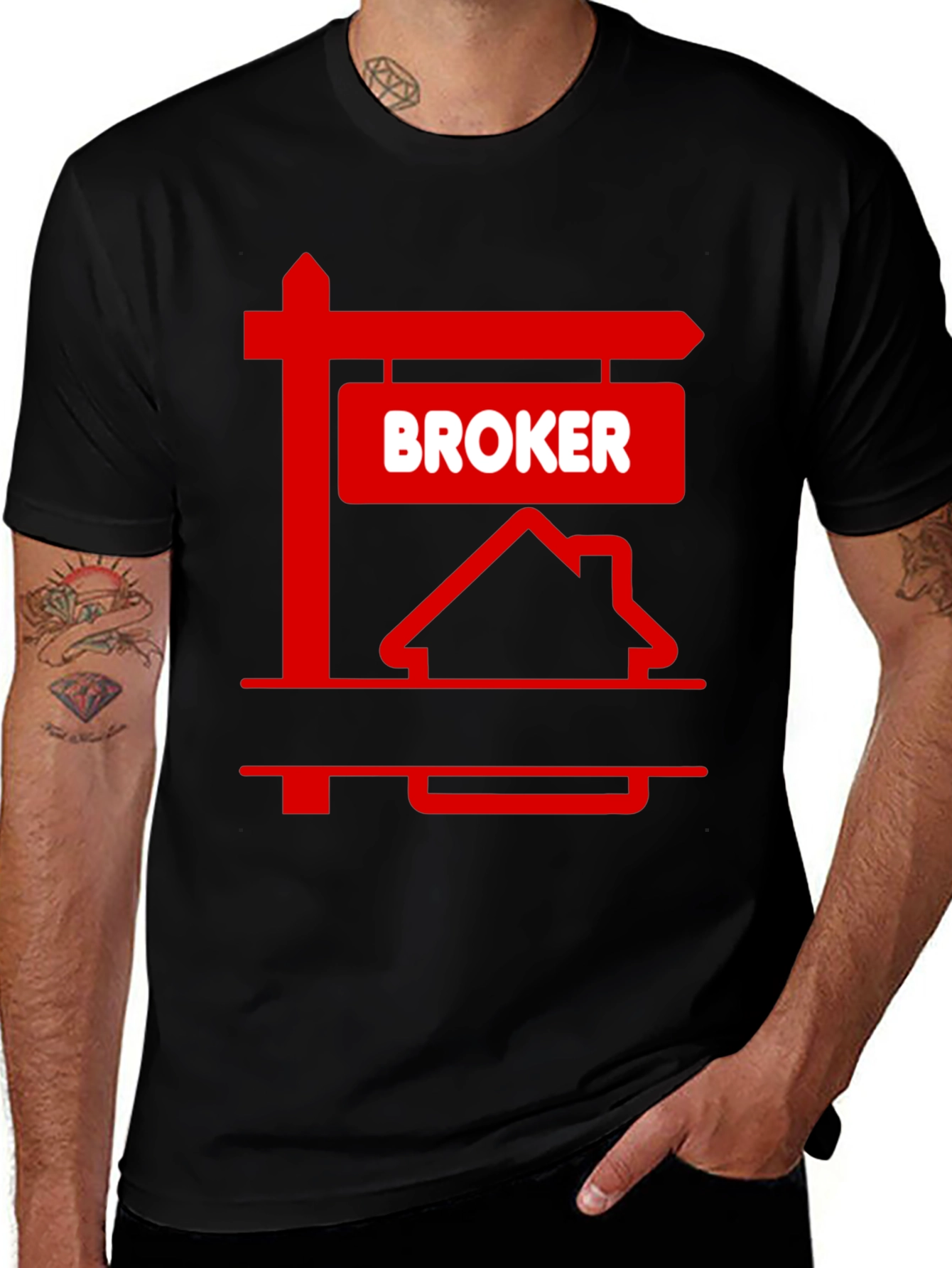Real Estate Broker Graphic T-Shirt